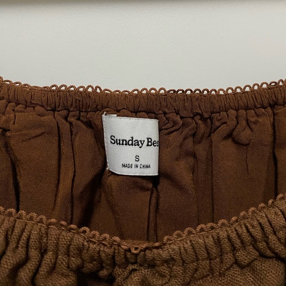 SUNDAY BEST - Crop puff sleeves - Size Small - Picture 3 of 4